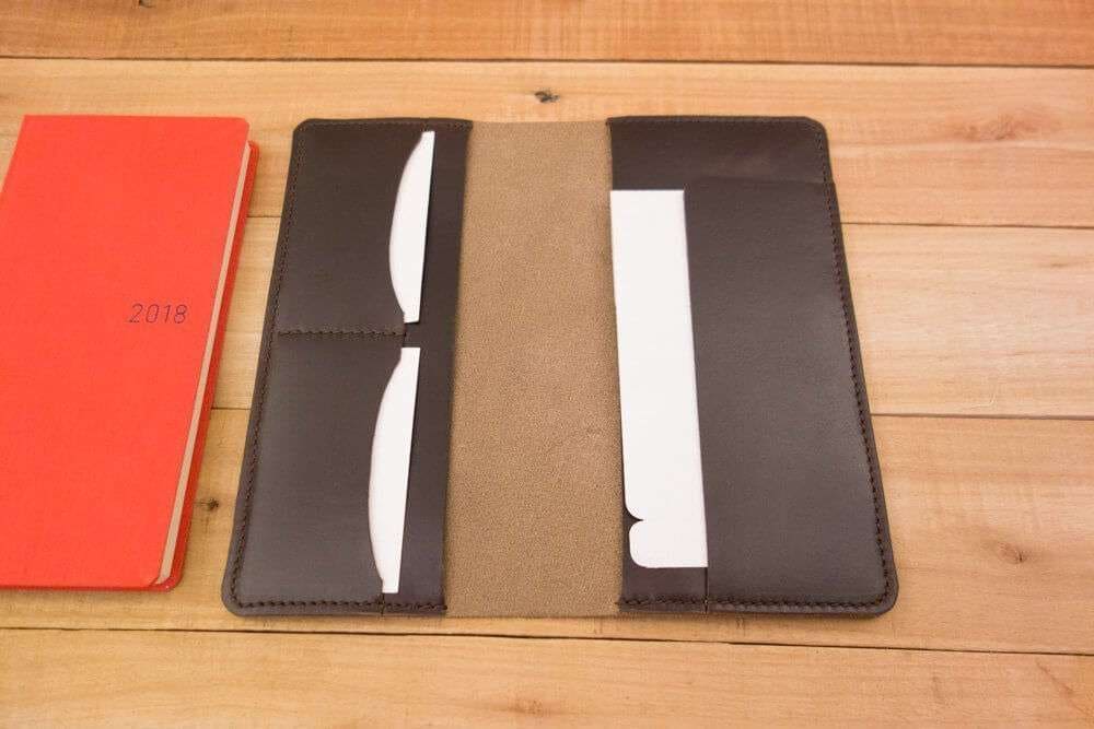 Leather Hobonichi Weeks Mega Cover - Black